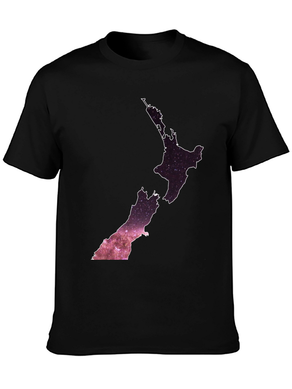 Galaxy New Zealand Map Graphic Tee