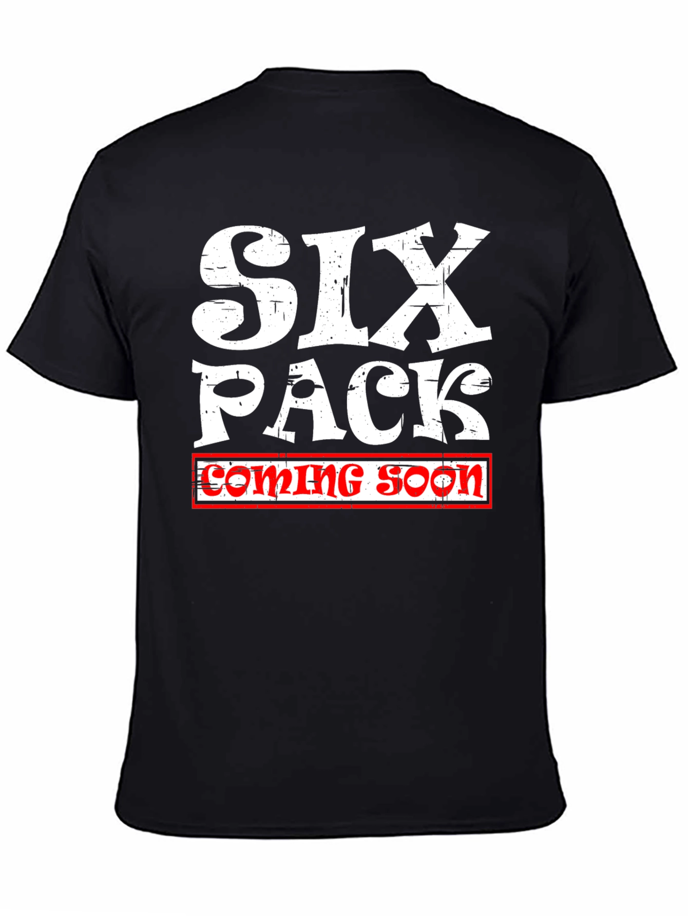 Six Pack Coming Soon Mens T-Shirt