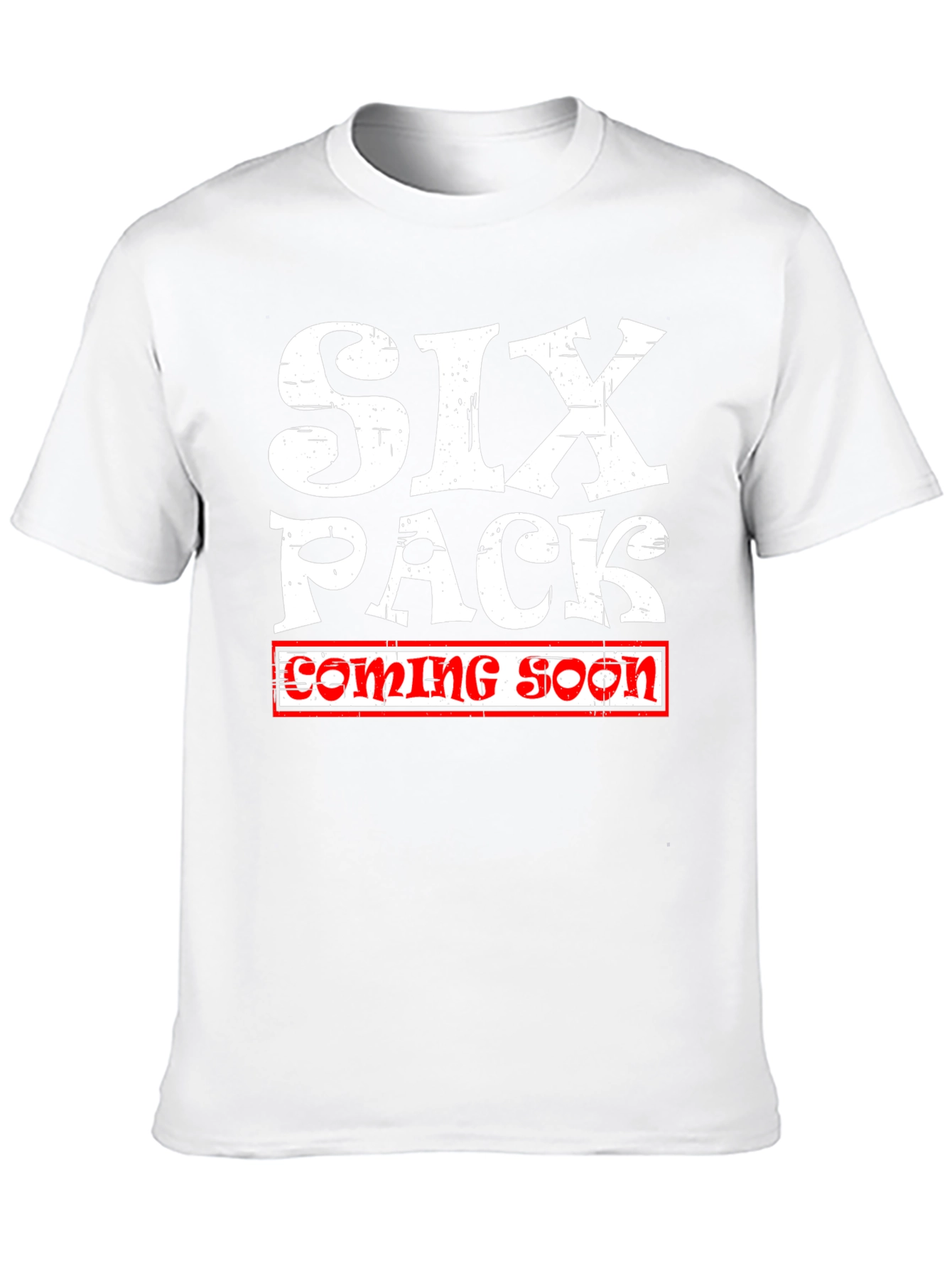 Six Pack Coming Soon Mens T-Shirt