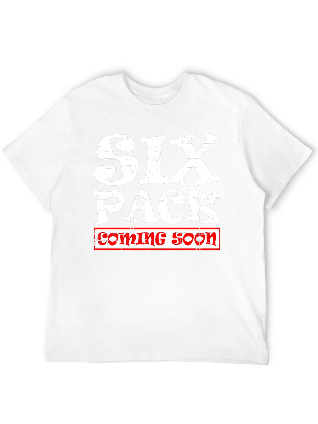 Six Pack Coming Soon Mens T-Shirt