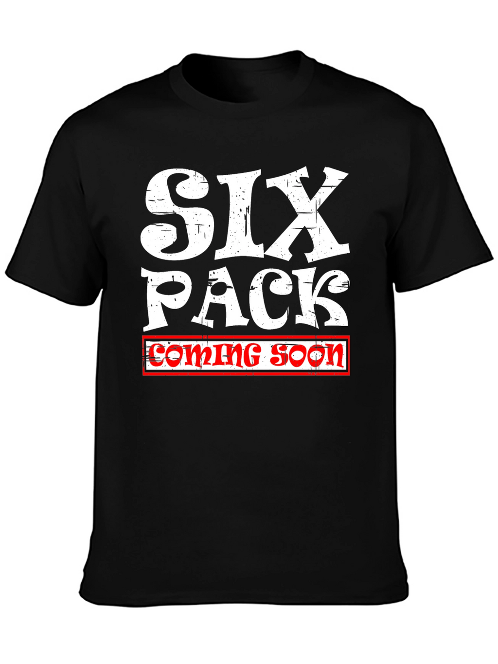 Six Pack Coming Soon Mens T-Shirt