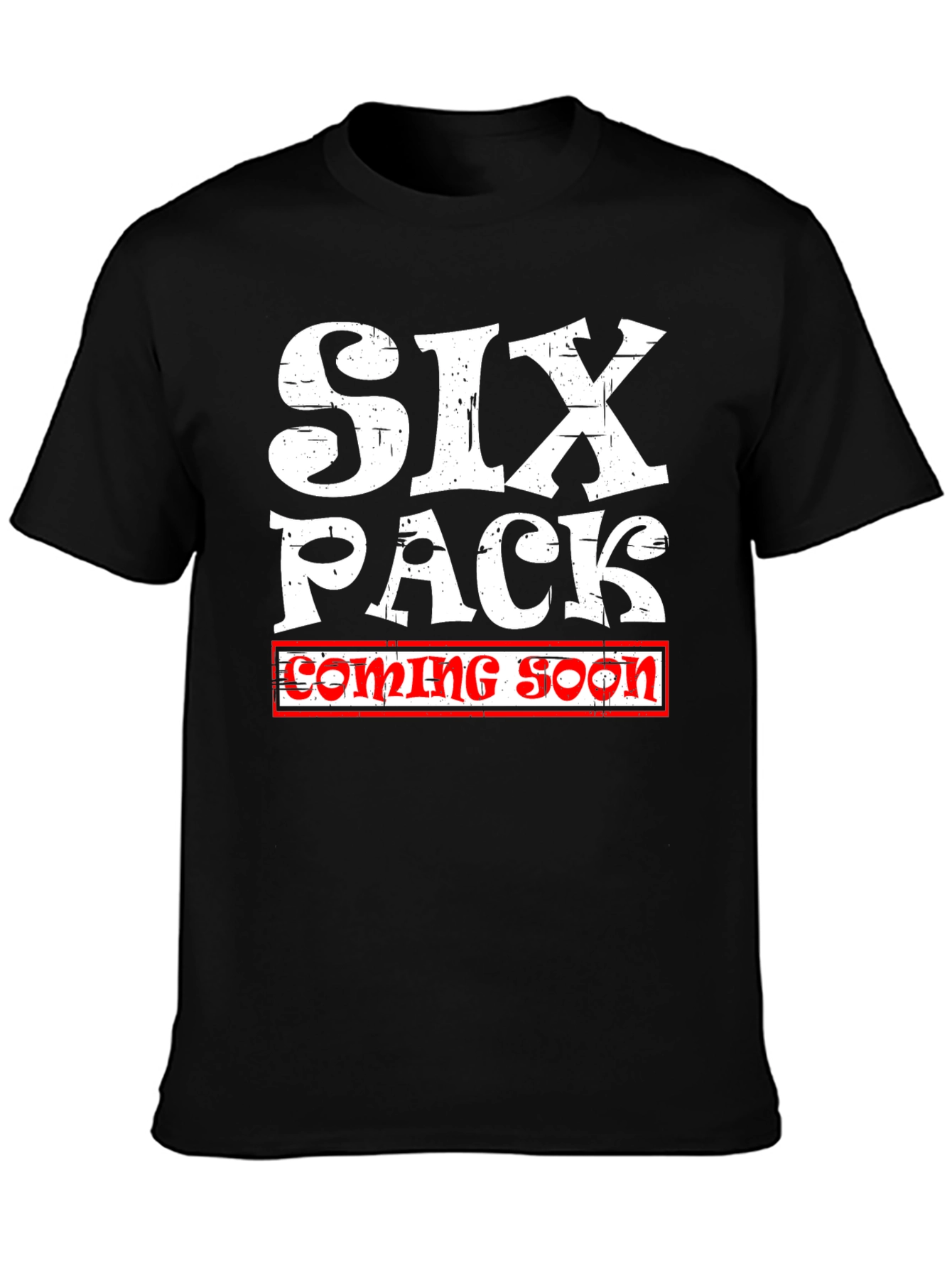 Six Pack Coming Soon Mens T-Shirt
