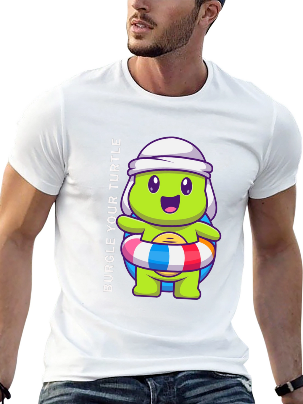Burgle Your Turtle Graphic T-Shirt