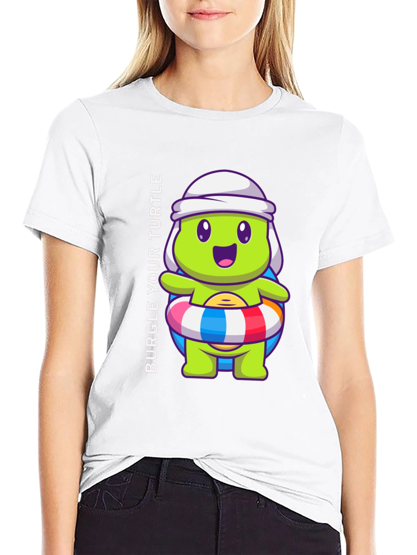 Burgle Your Turtle Graphic T-Shirt