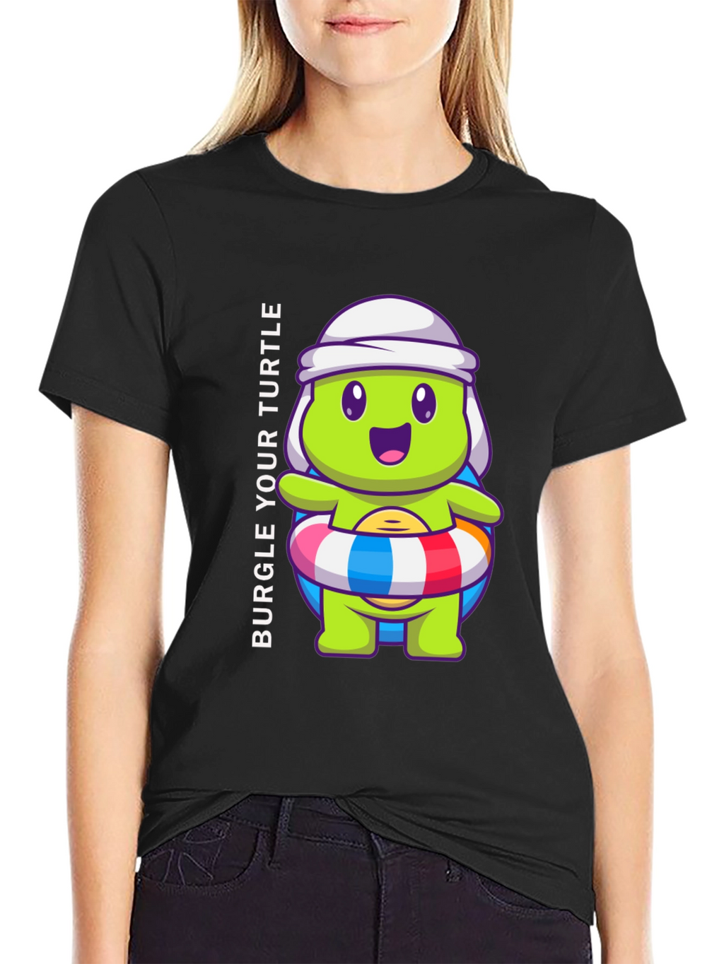 Burgle Your Turtle Graphic T-Shirt
