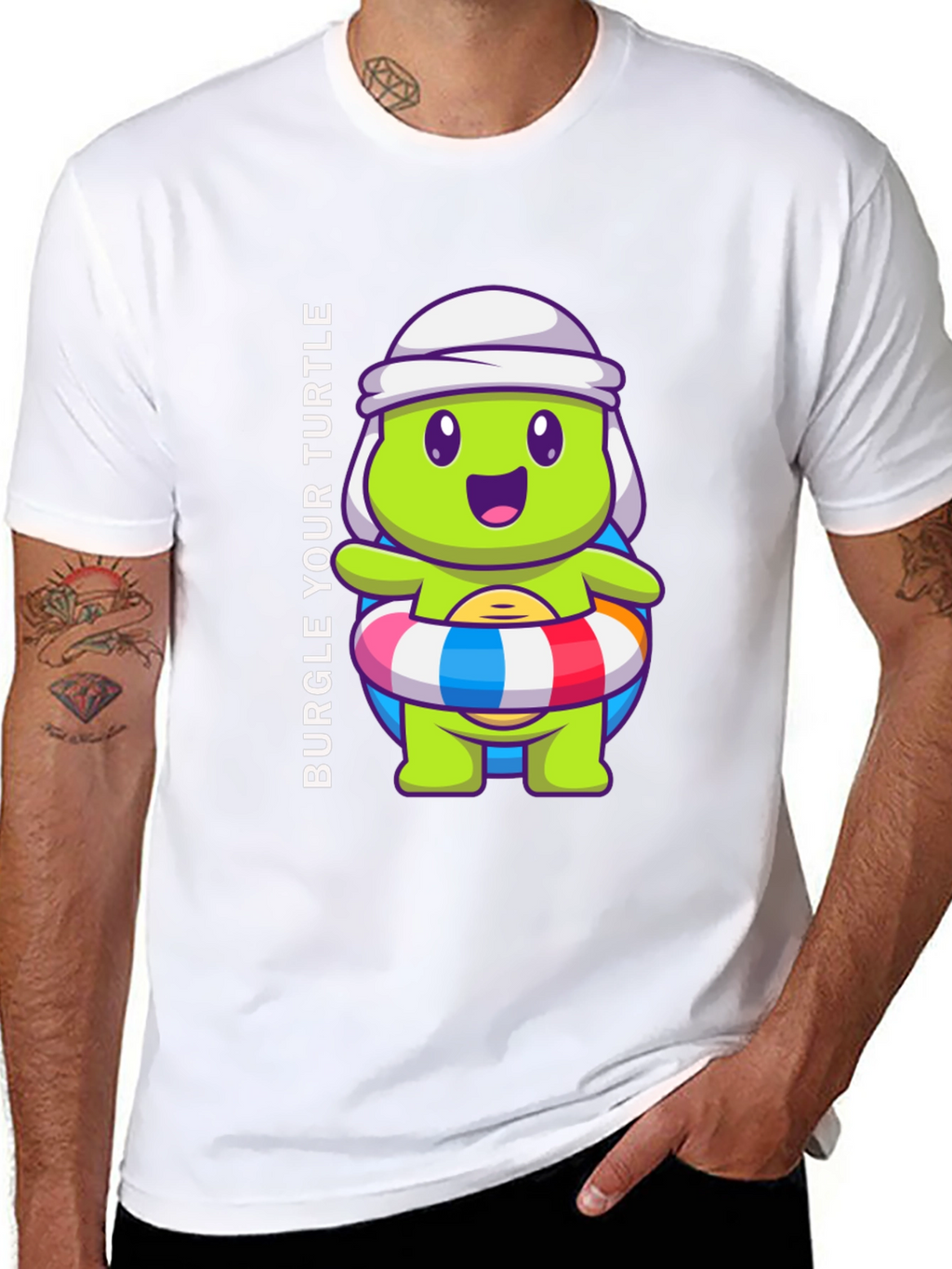 Burgle Your Turtle Graphic T-Shirt