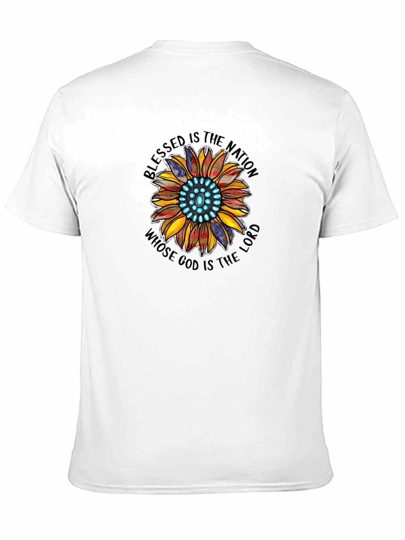 Blessed Nation Sunflower Graphic T-Shirt