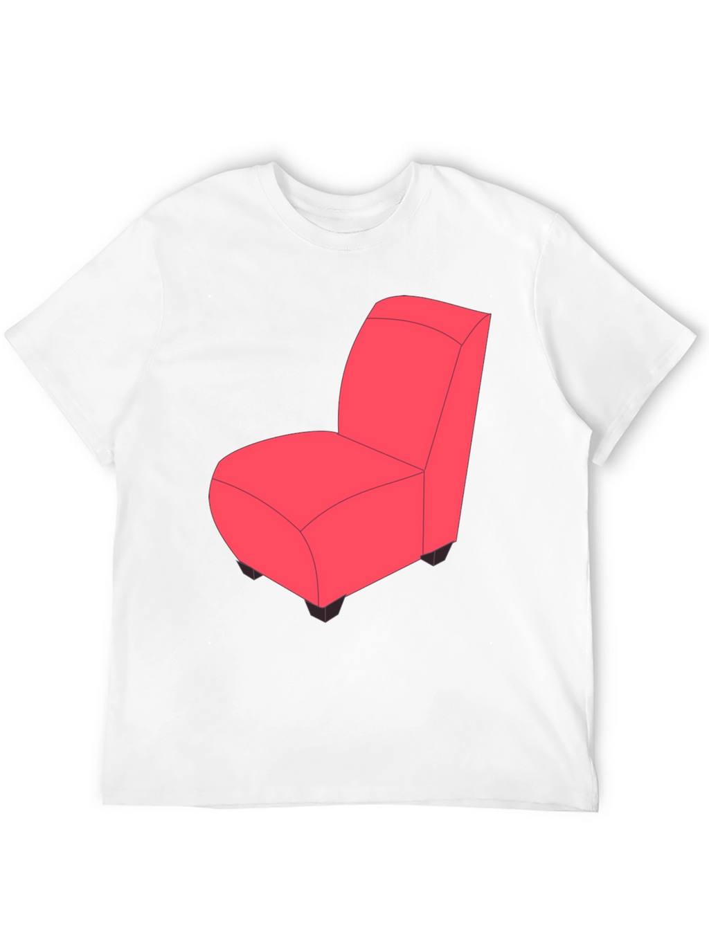 Novelty Chair Graphic Tee - Quirky Fun Style