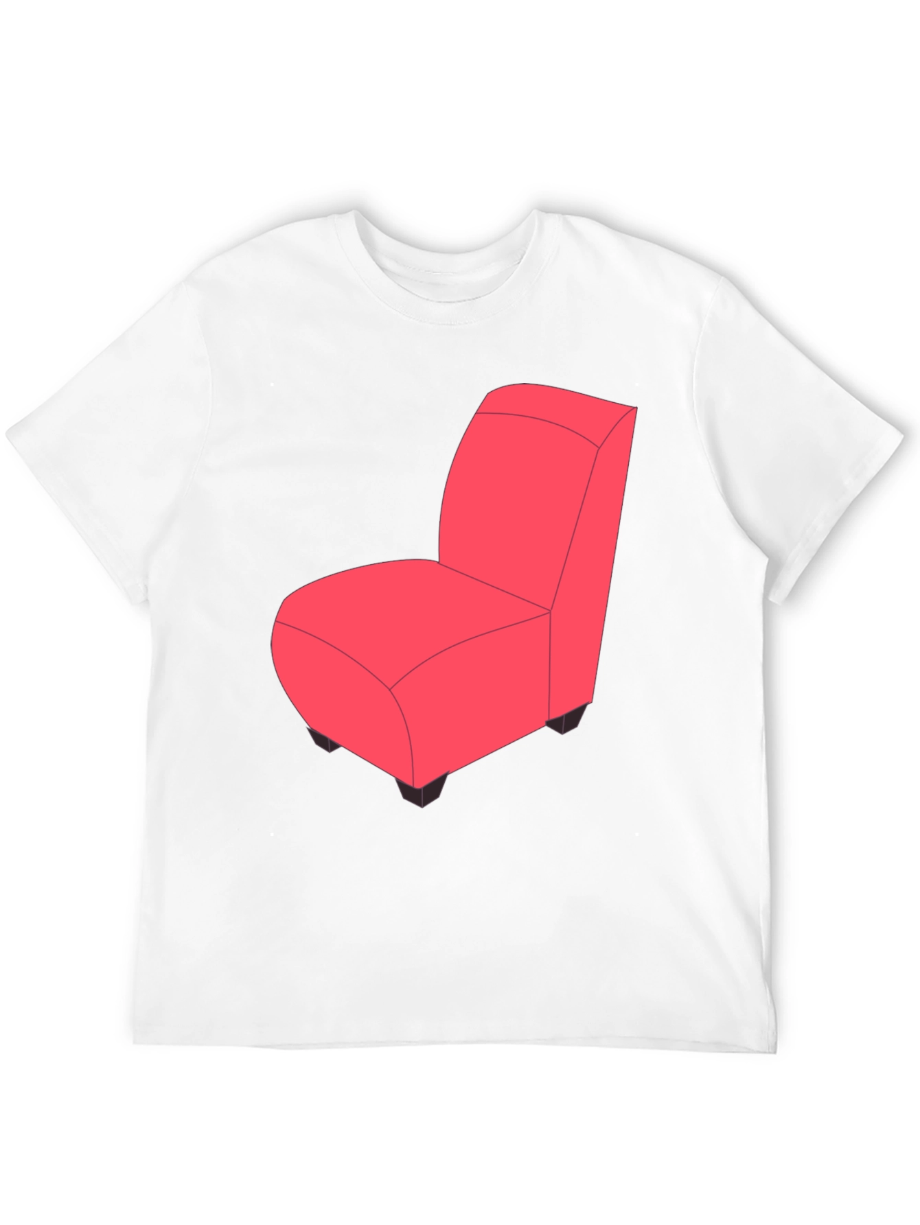 Novelty Chair Graphic Tee - Quirky Fun Style