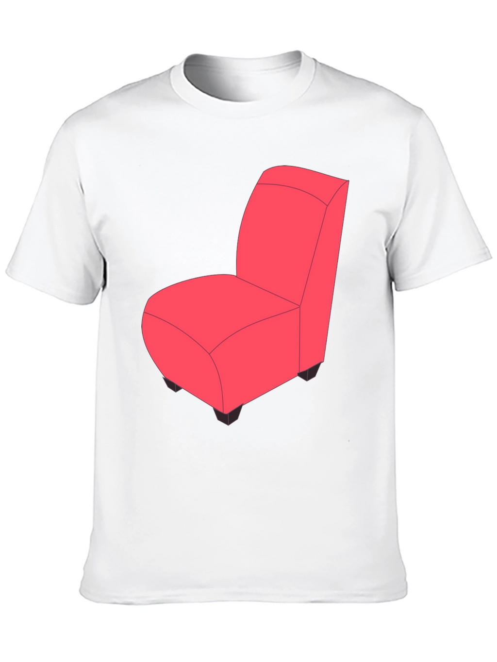 Novelty Chair Graphic Tee - Quirky Fun Style