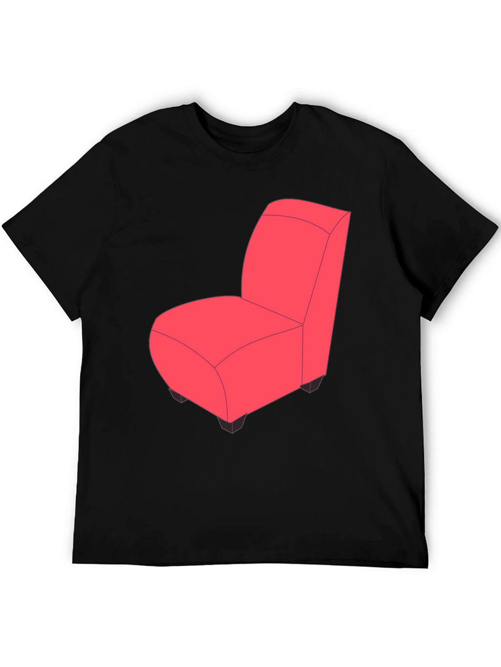 Novelty Chair Graphic Tee - Quirky Fun Style