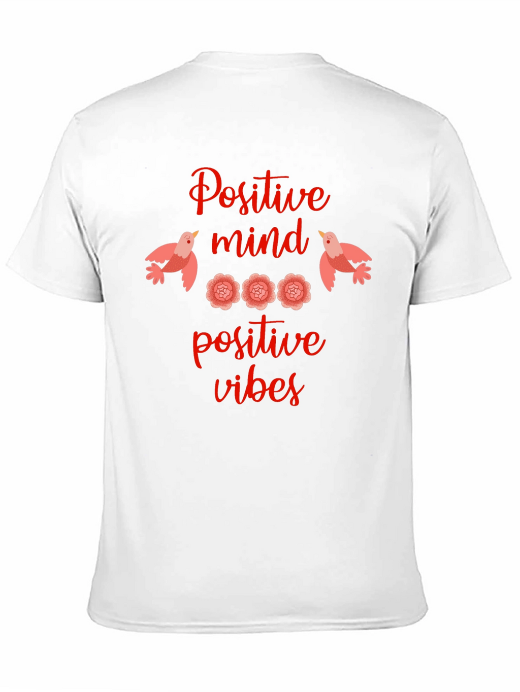 Positive Mind Vibes Graphic Tee - Black
