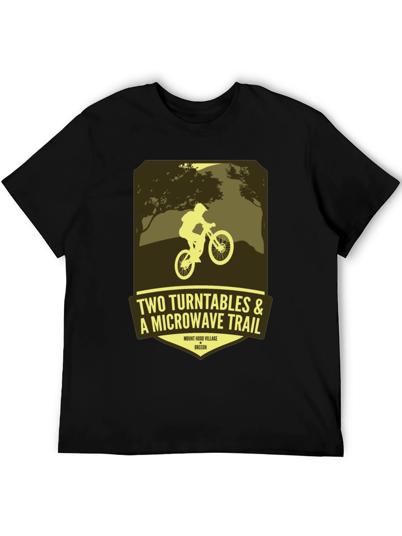 Two Turntables Mountain Biking Tee