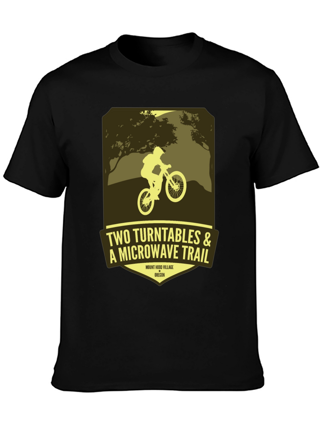 Two Turntables Mountain Biking Tee