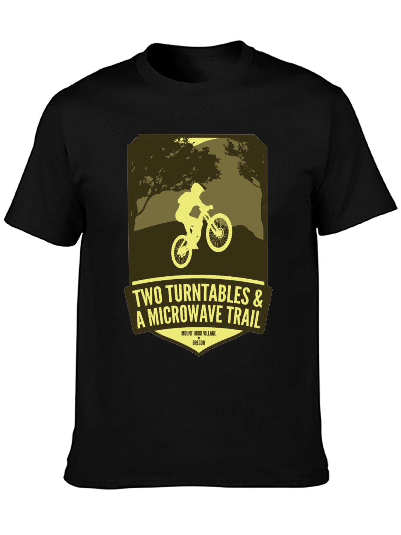 Two Turntables Mountain Biking Tee