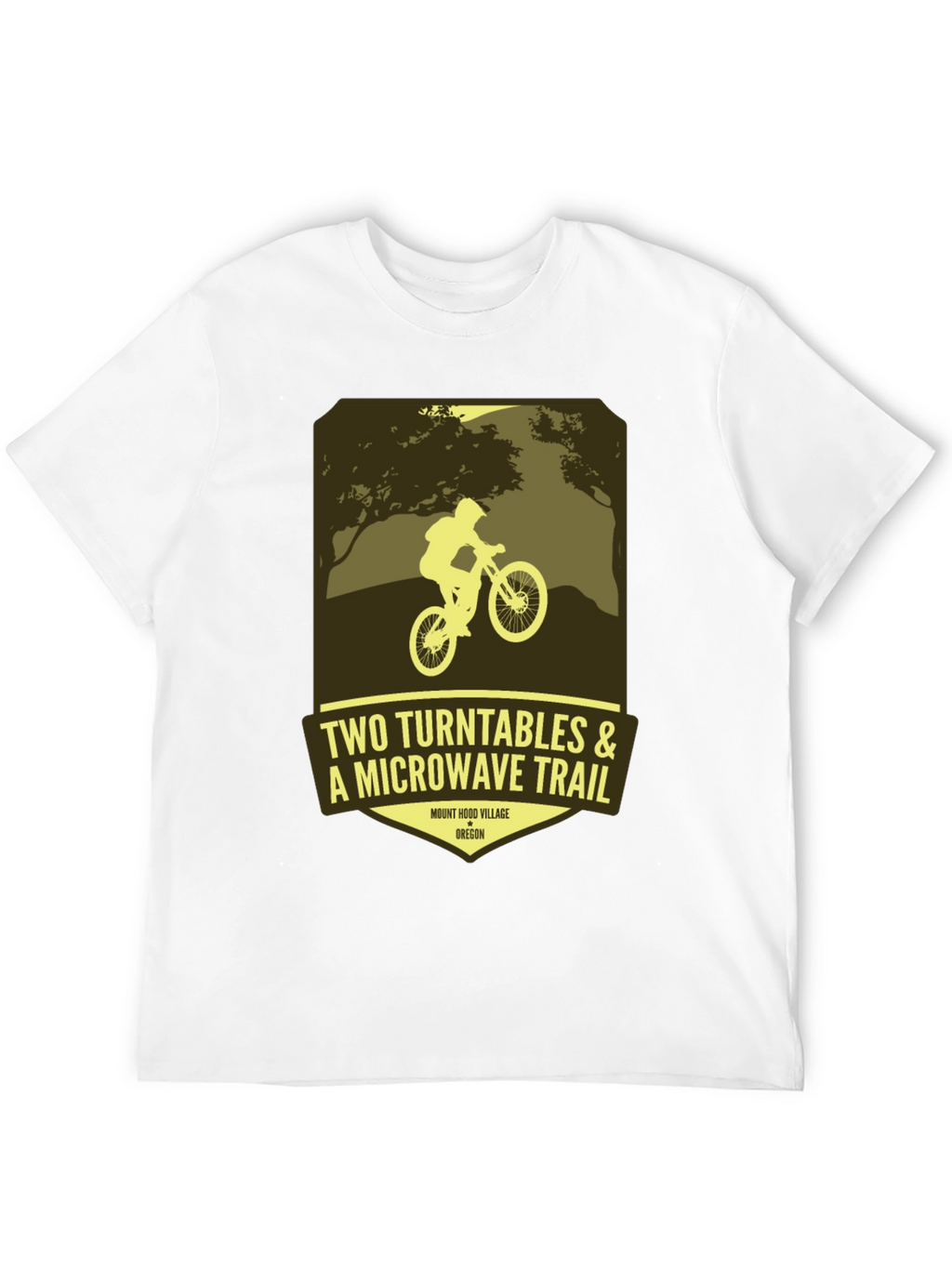 Two Turntables Mountain Biking Tee