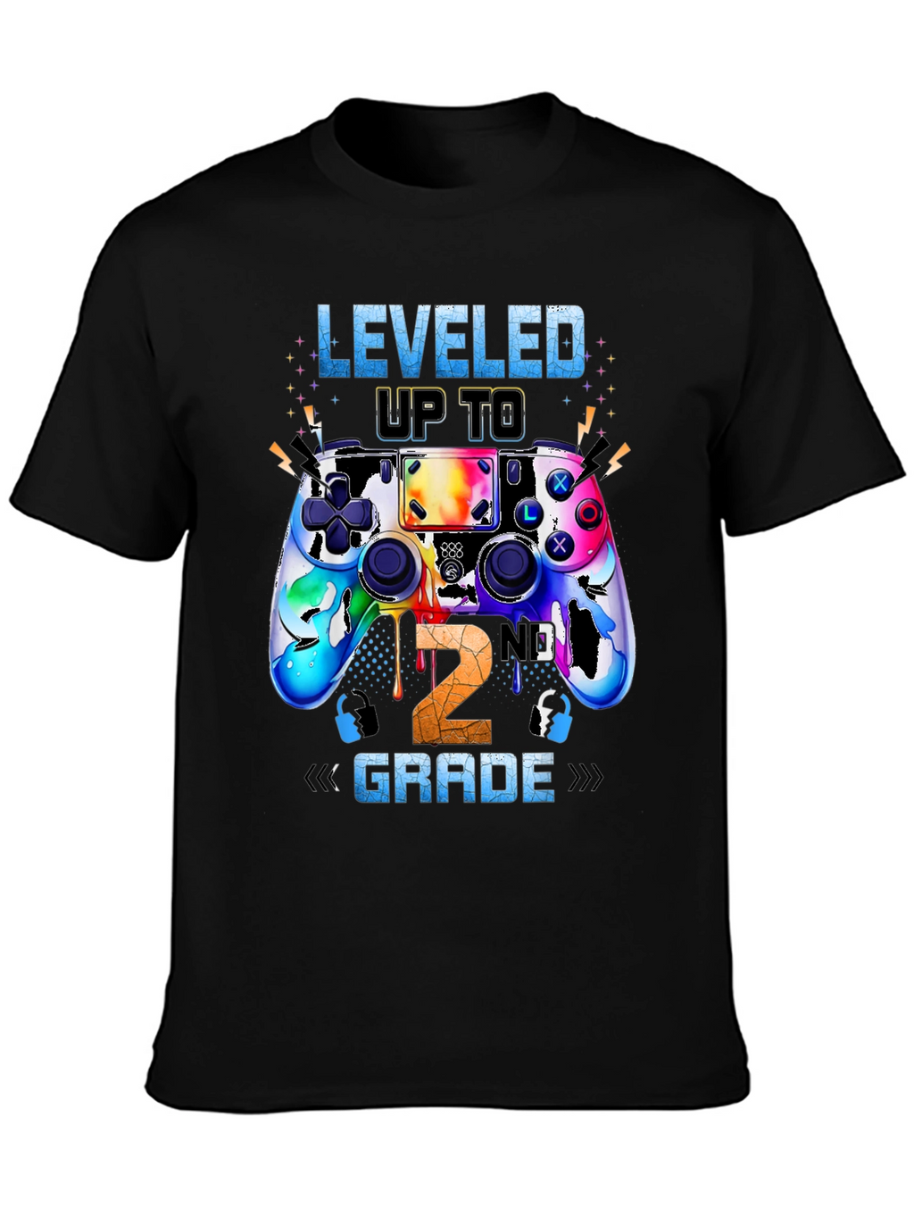 Leveled Up To 2nd Grade Gamer T-Shirt