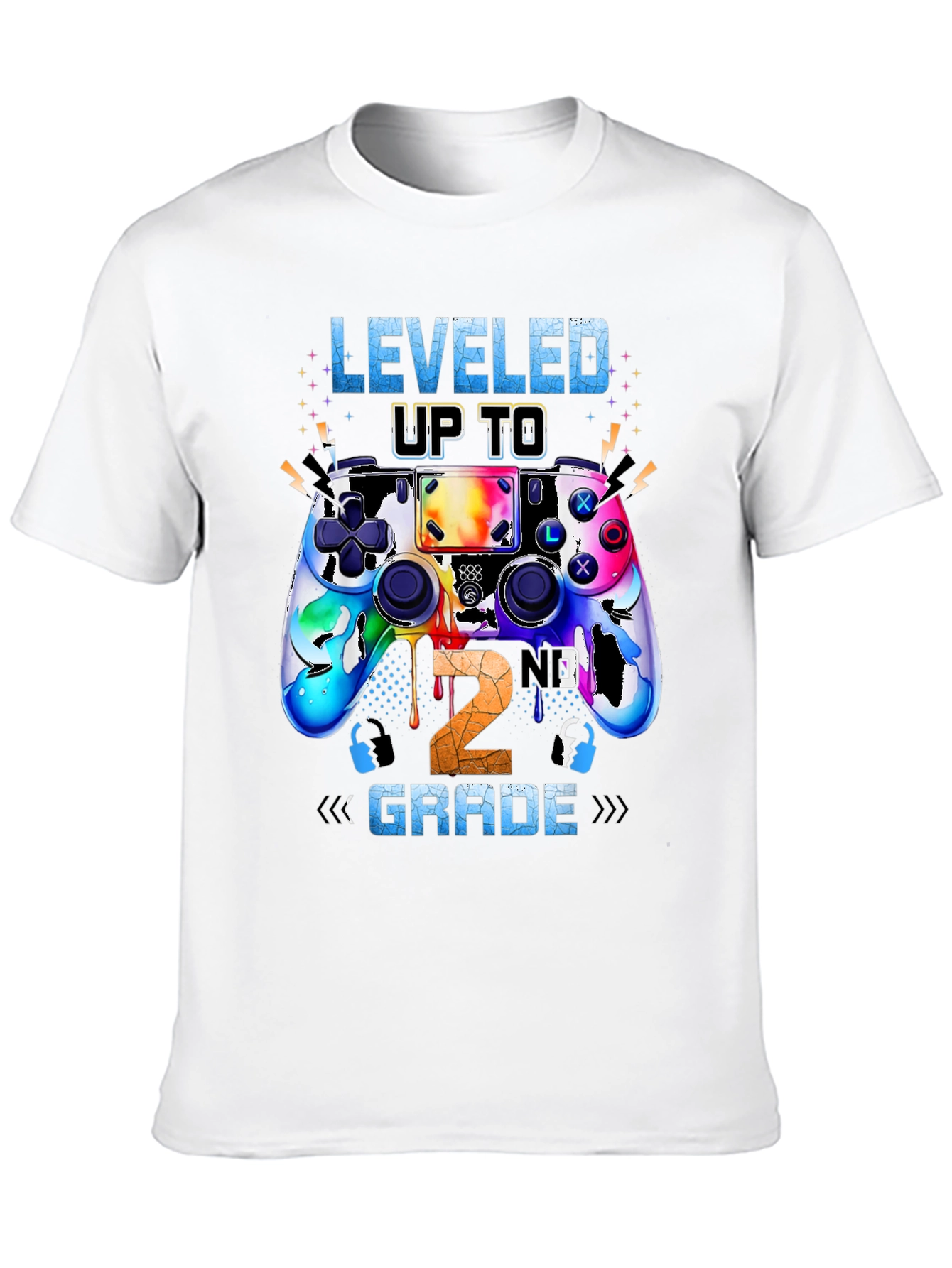Leveled Up To 2nd Grade Gamer T-Shirt