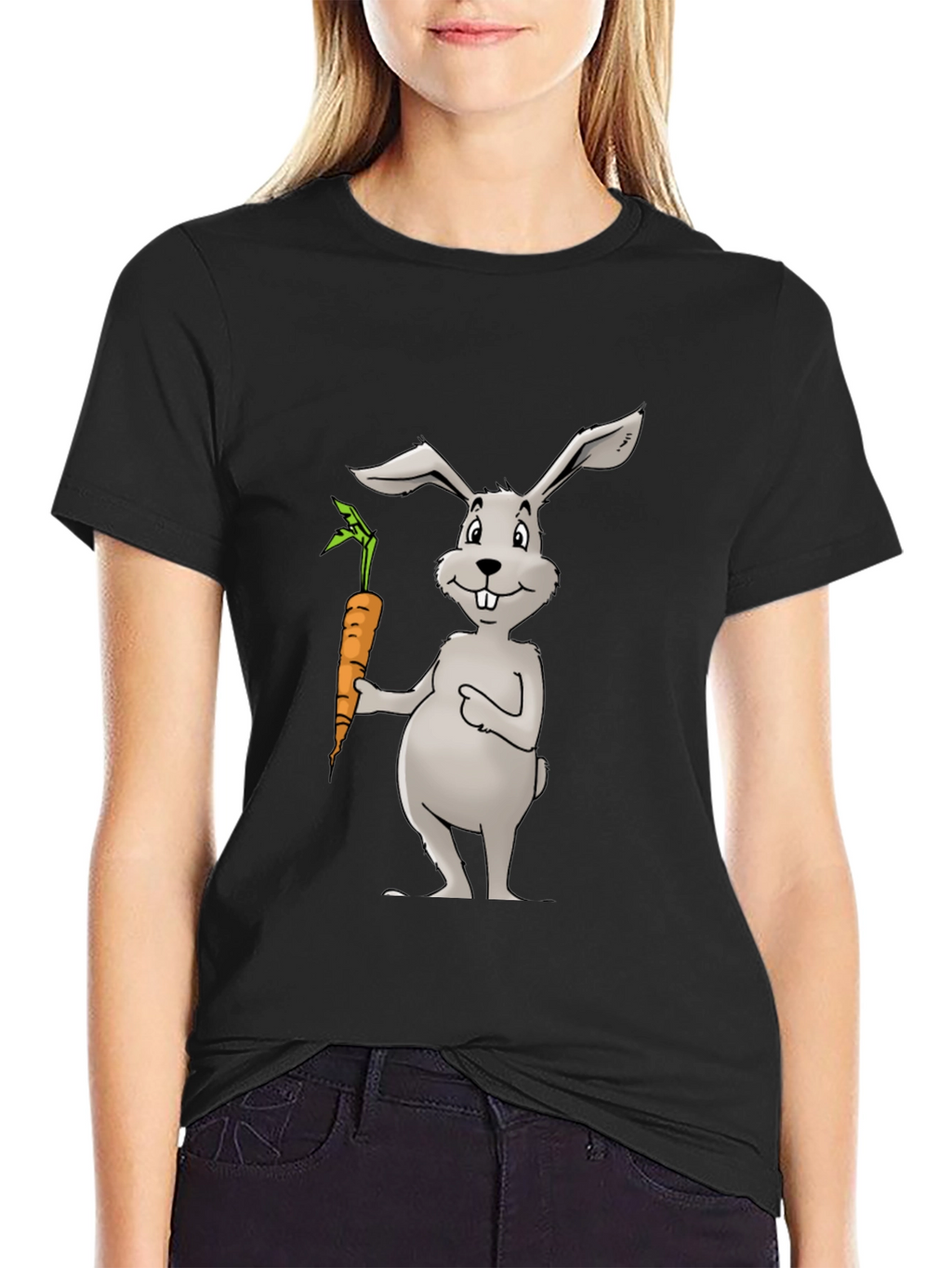 Bunny & Carrot Graphic T-Shirt
