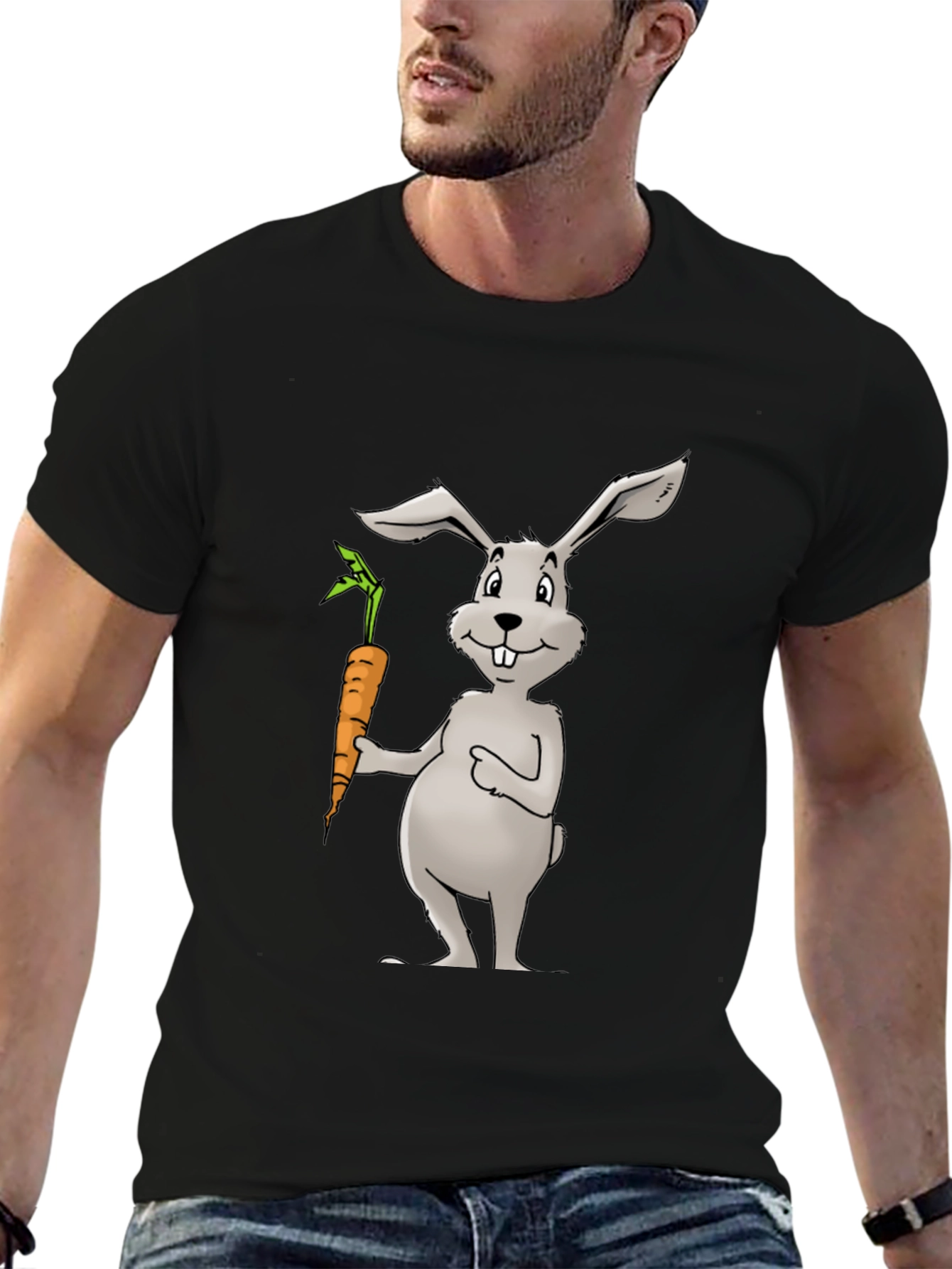 Bunny & Carrot Graphic T-Shirt