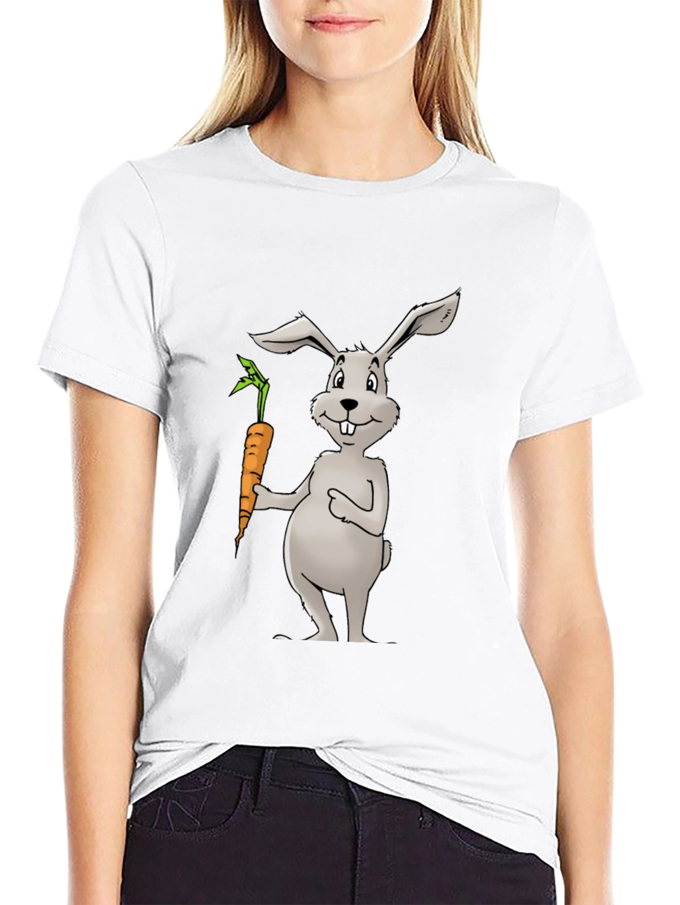 Bunny & Carrot Graphic T-Shirt