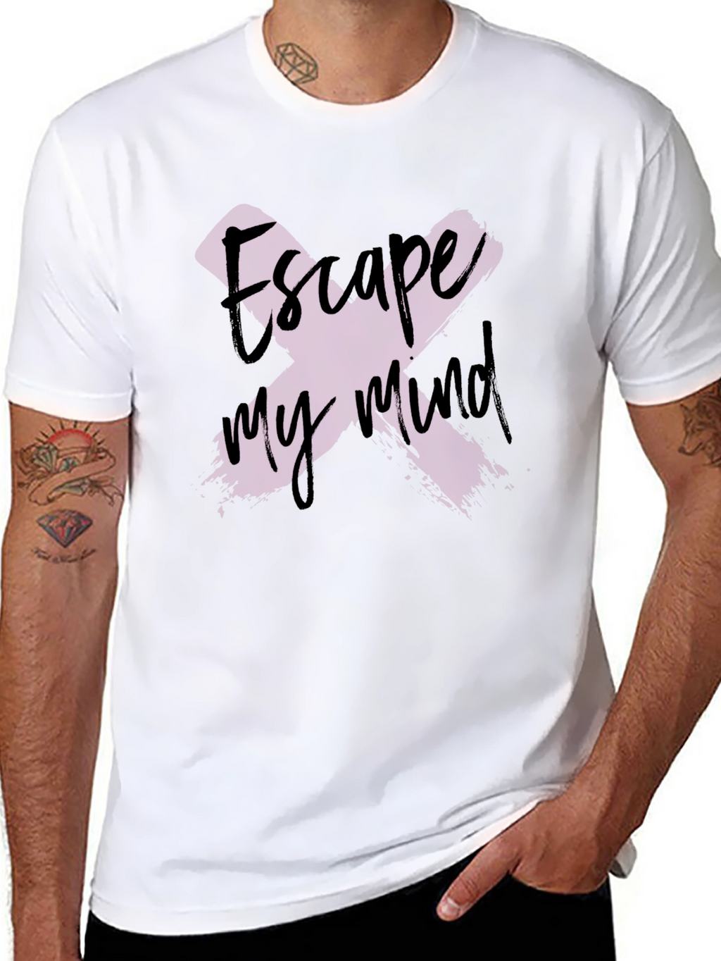 Escape My Mind Graphic Print Tee