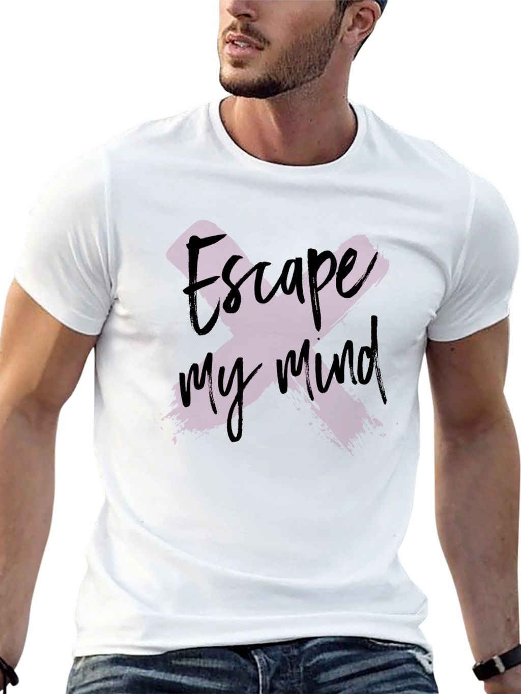 Escape My Mind Graphic Print Tee