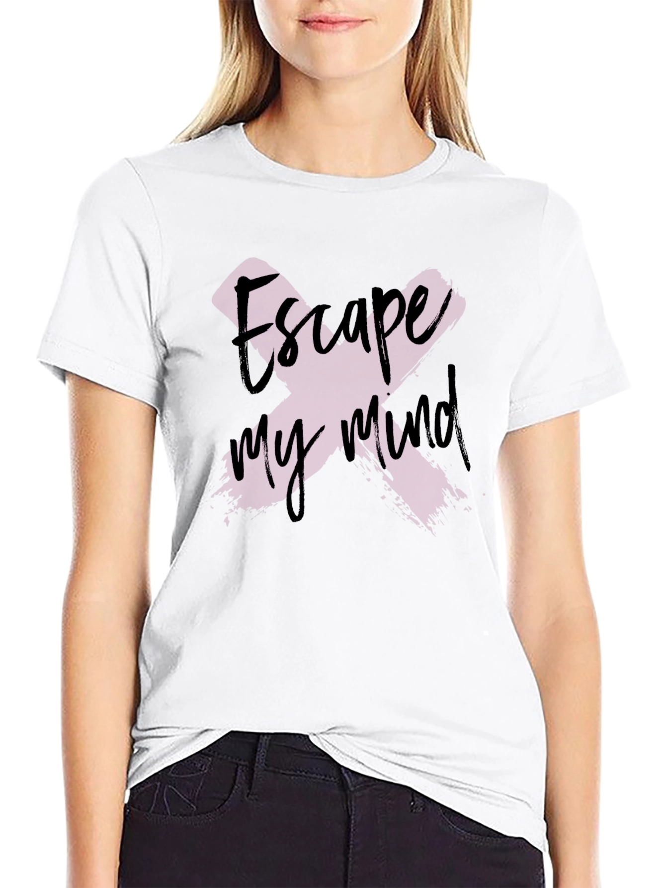 Escape My Mind Graphic Print Tee