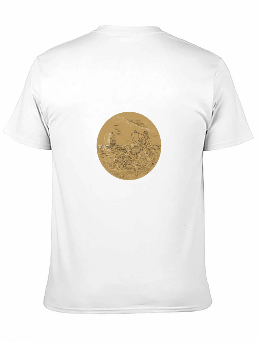 Mythical Sea Creature Graphic T-Shirt