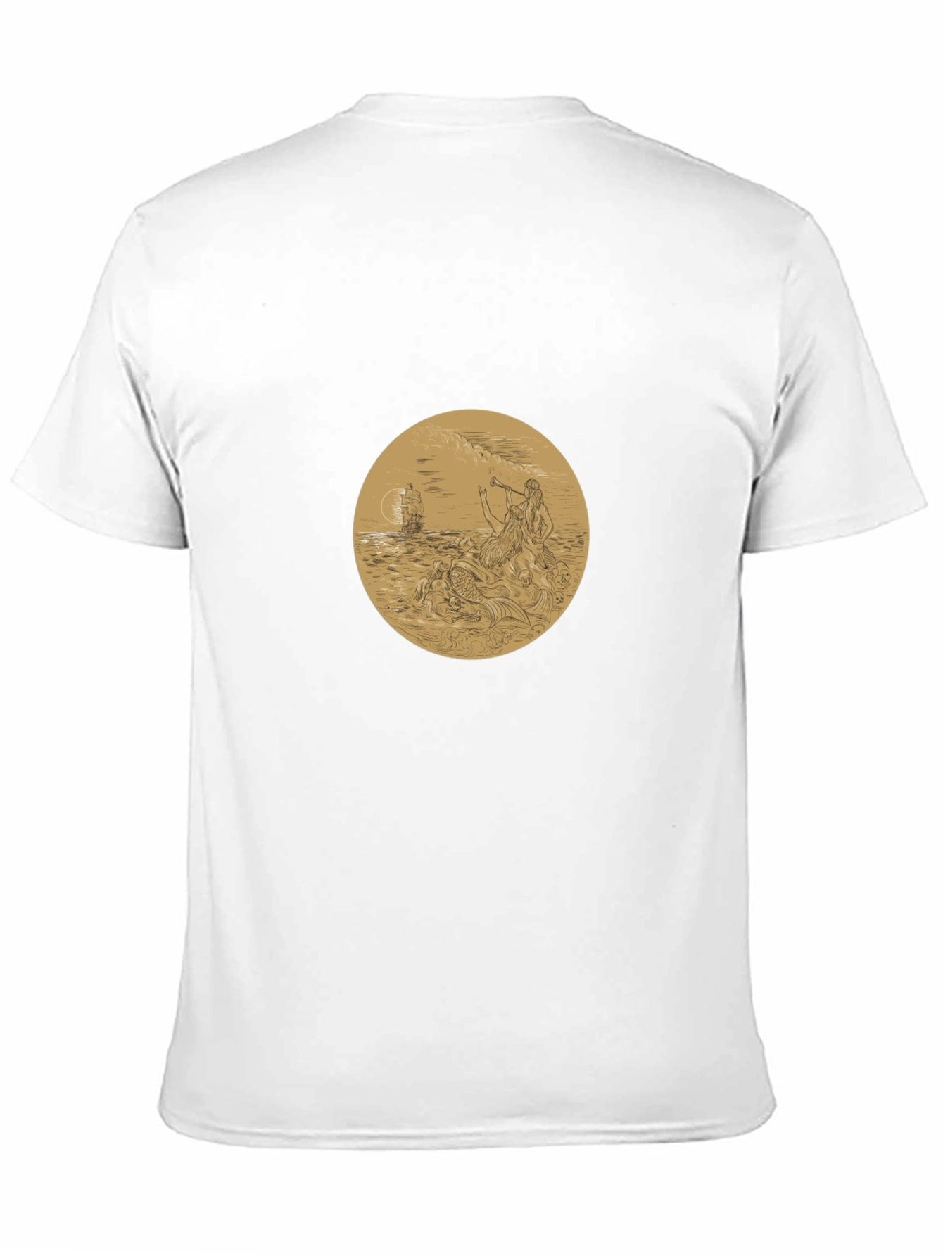 Mythical Sea Creature Graphic T-Shirt