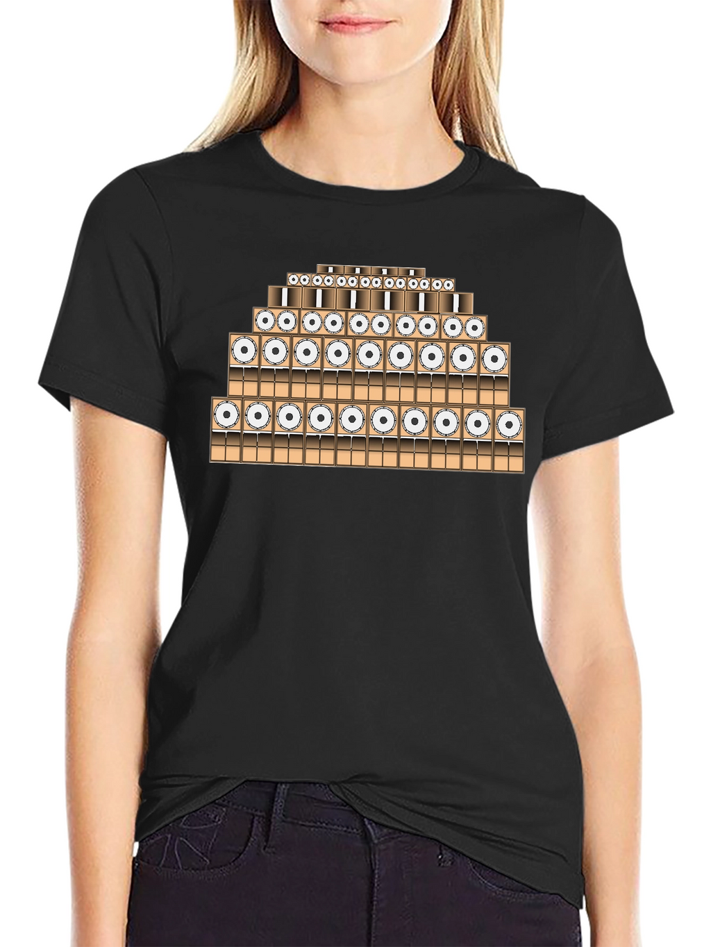 Speaker Stack T-Shirt - Sound System Tee