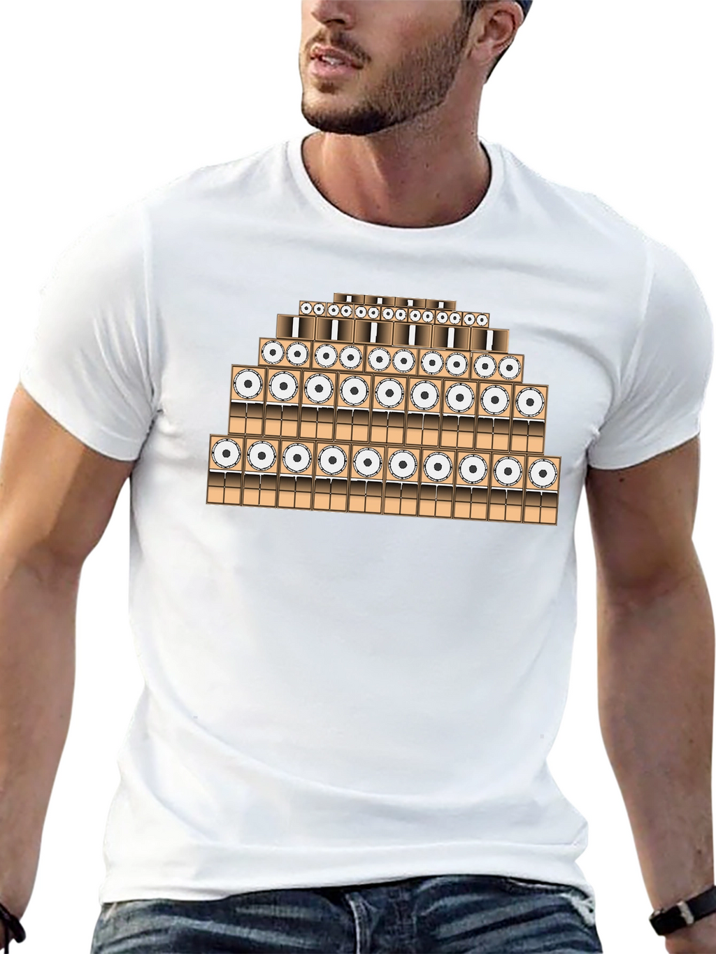 Speaker Stack T-Shirt - Sound System Tee