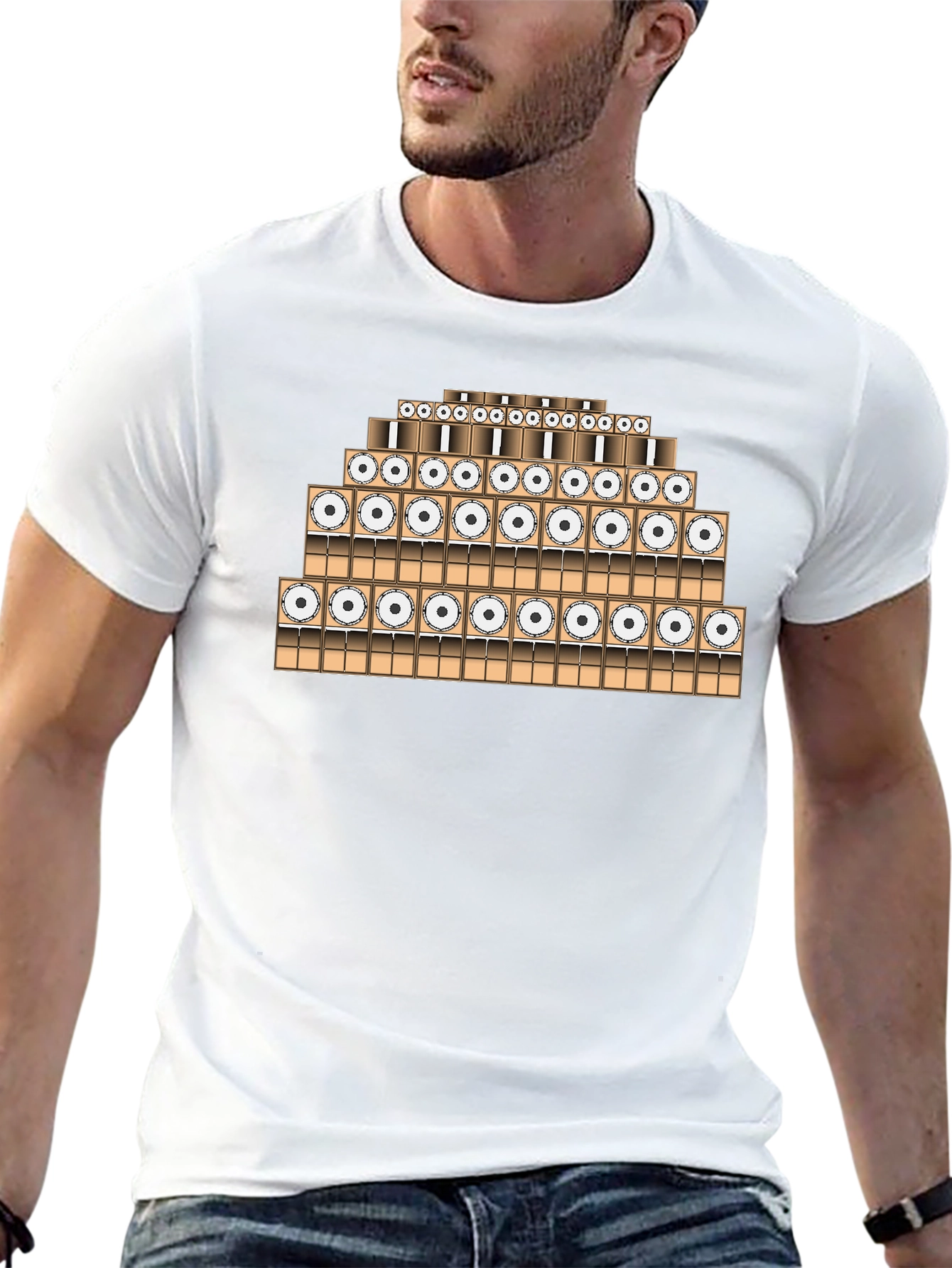 Speaker Stack T-Shirt - Sound System Tee