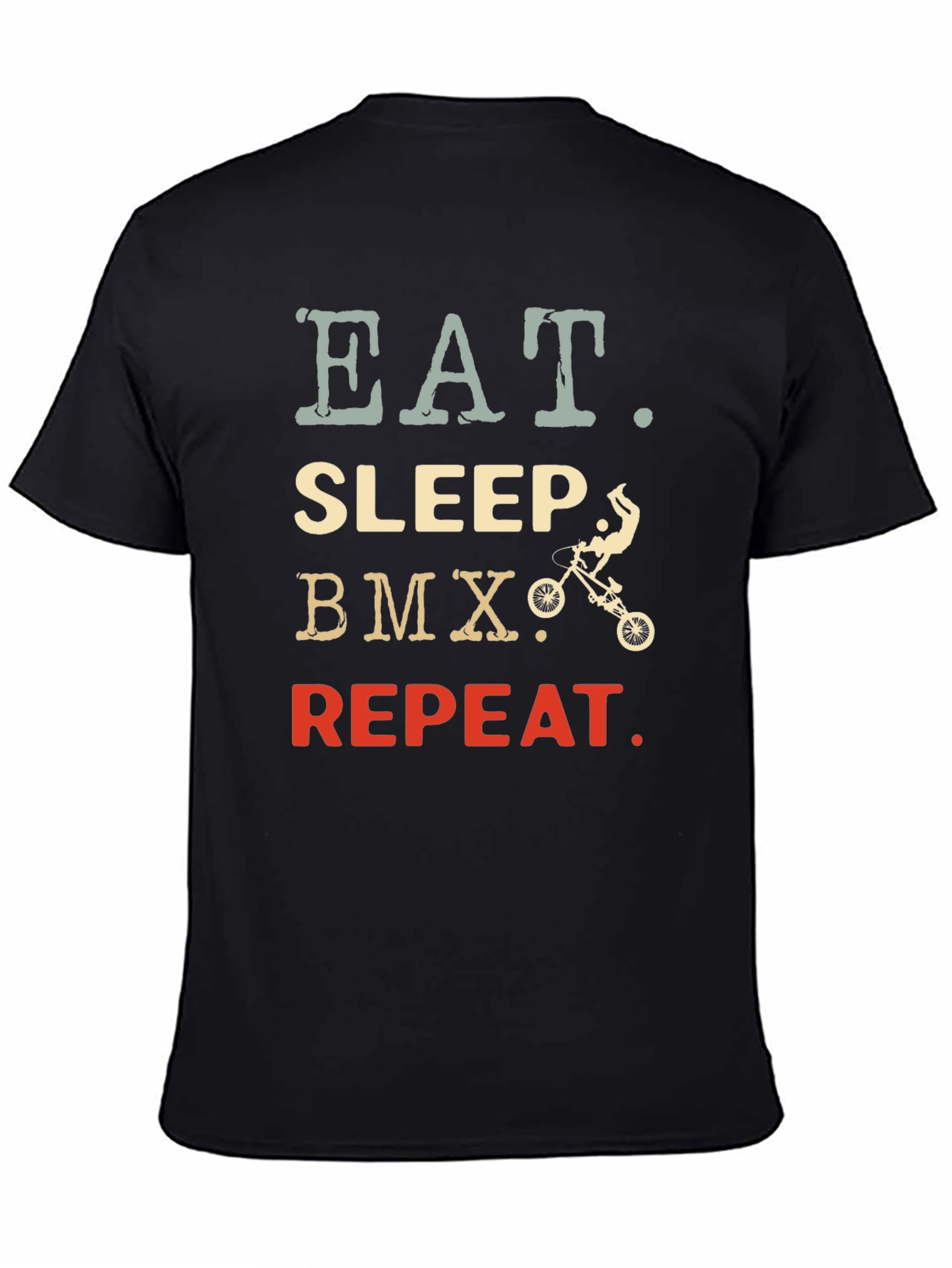 Eat Sleep BMX Repeat Graphic Tee