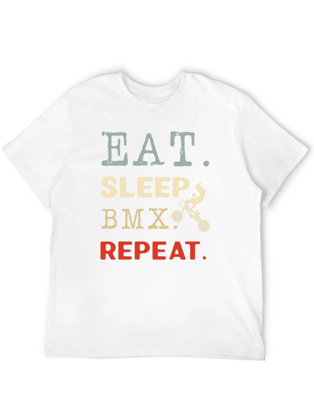 Eat Sleep BMX Repeat Graphic Tee