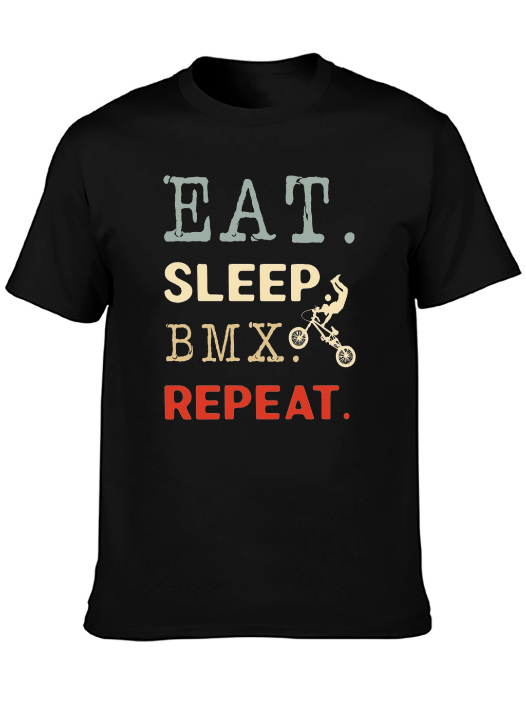 Eat Sleep BMX Repeat Graphic Tee