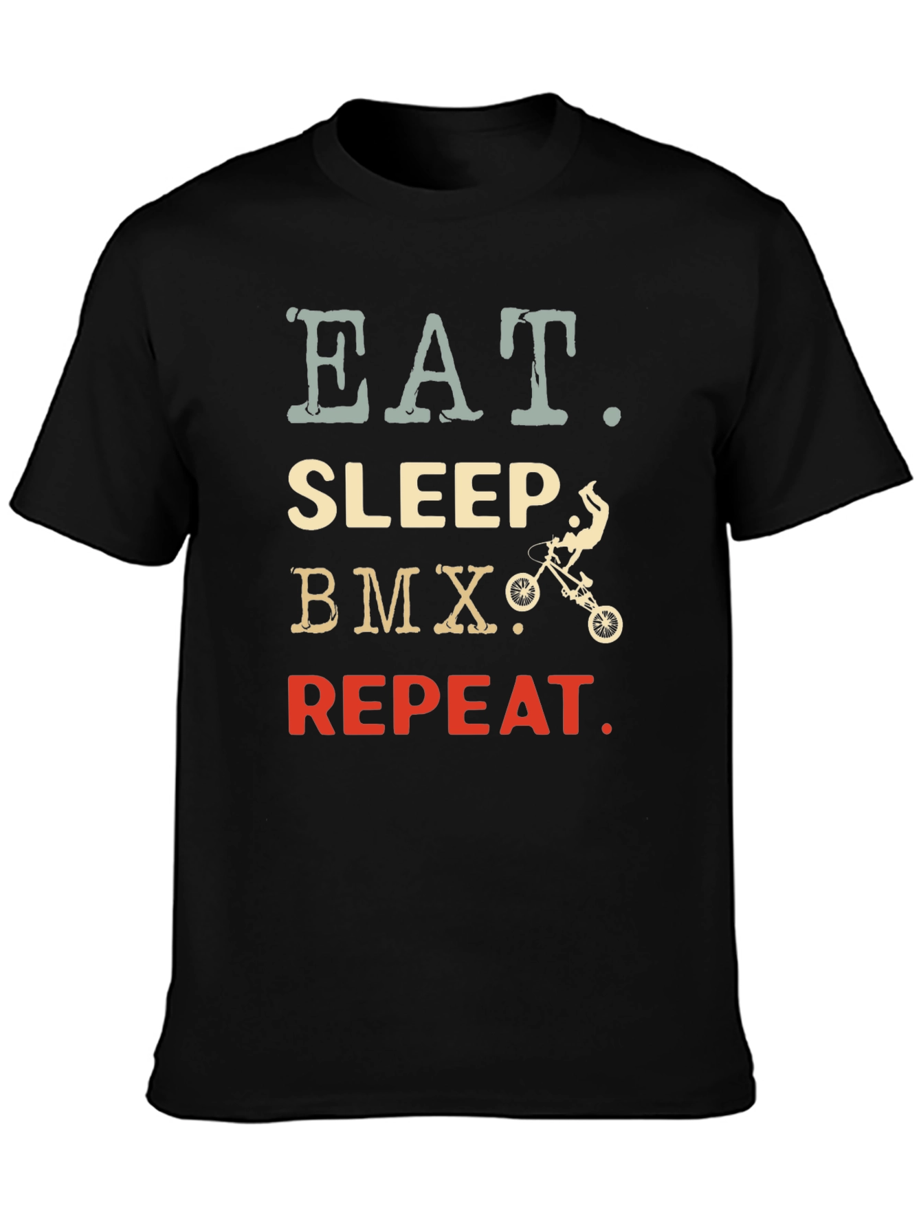 Eat Sleep BMX Repeat Graphic Tee