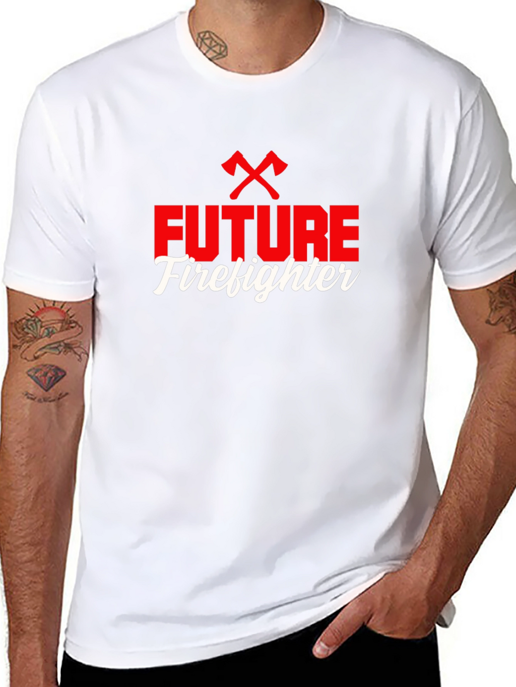 Future Firefighter Graphic Tee - Black