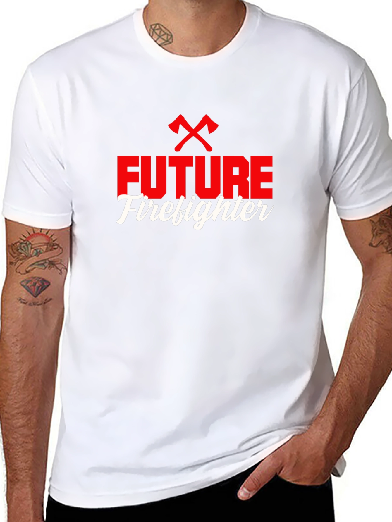 Future Firefighter Graphic Tee - Black