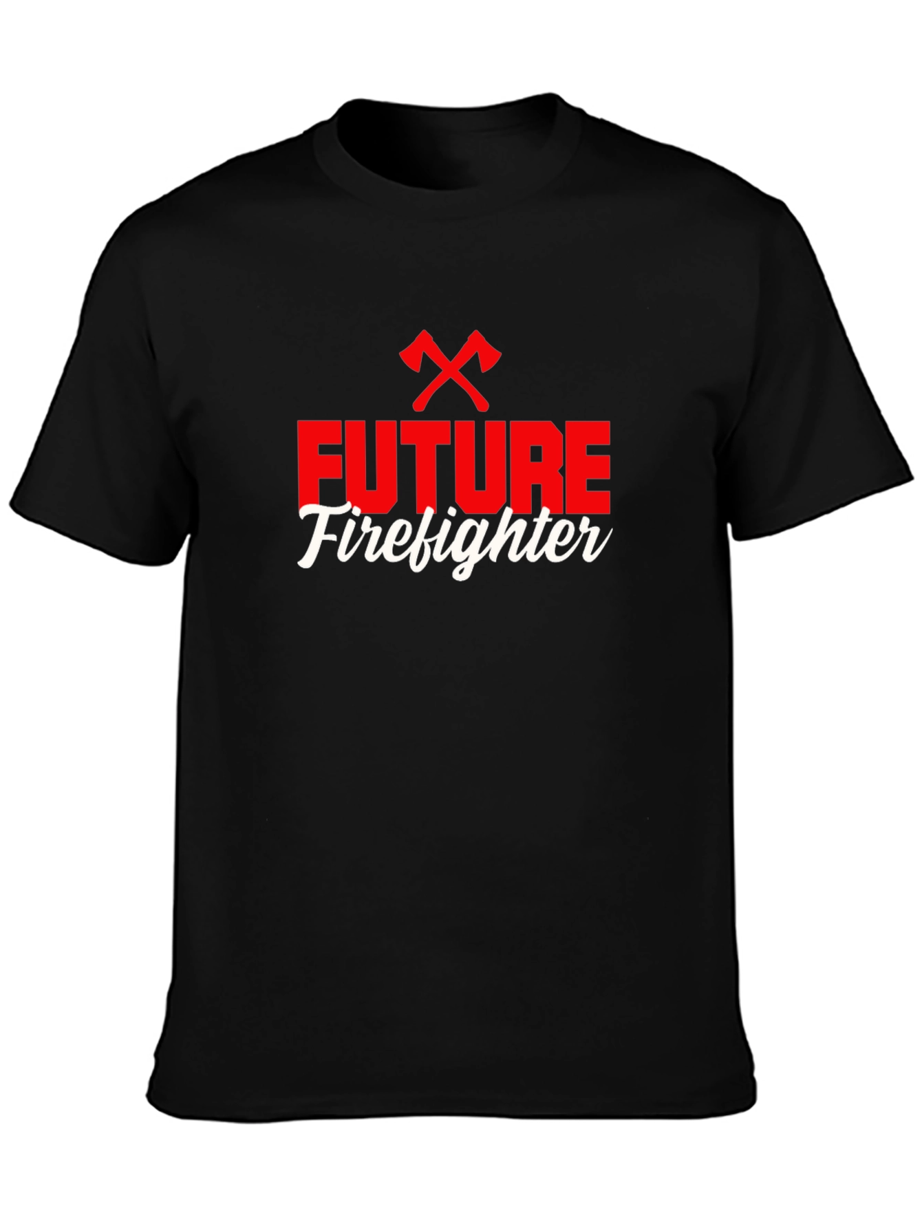 Future Firefighter Graphic Tee - Black