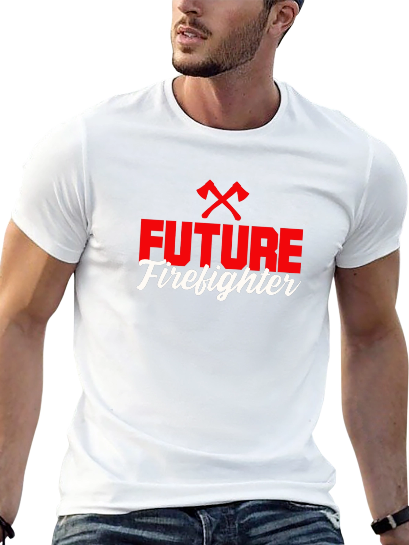 Future Firefighter Graphic Tee - Black