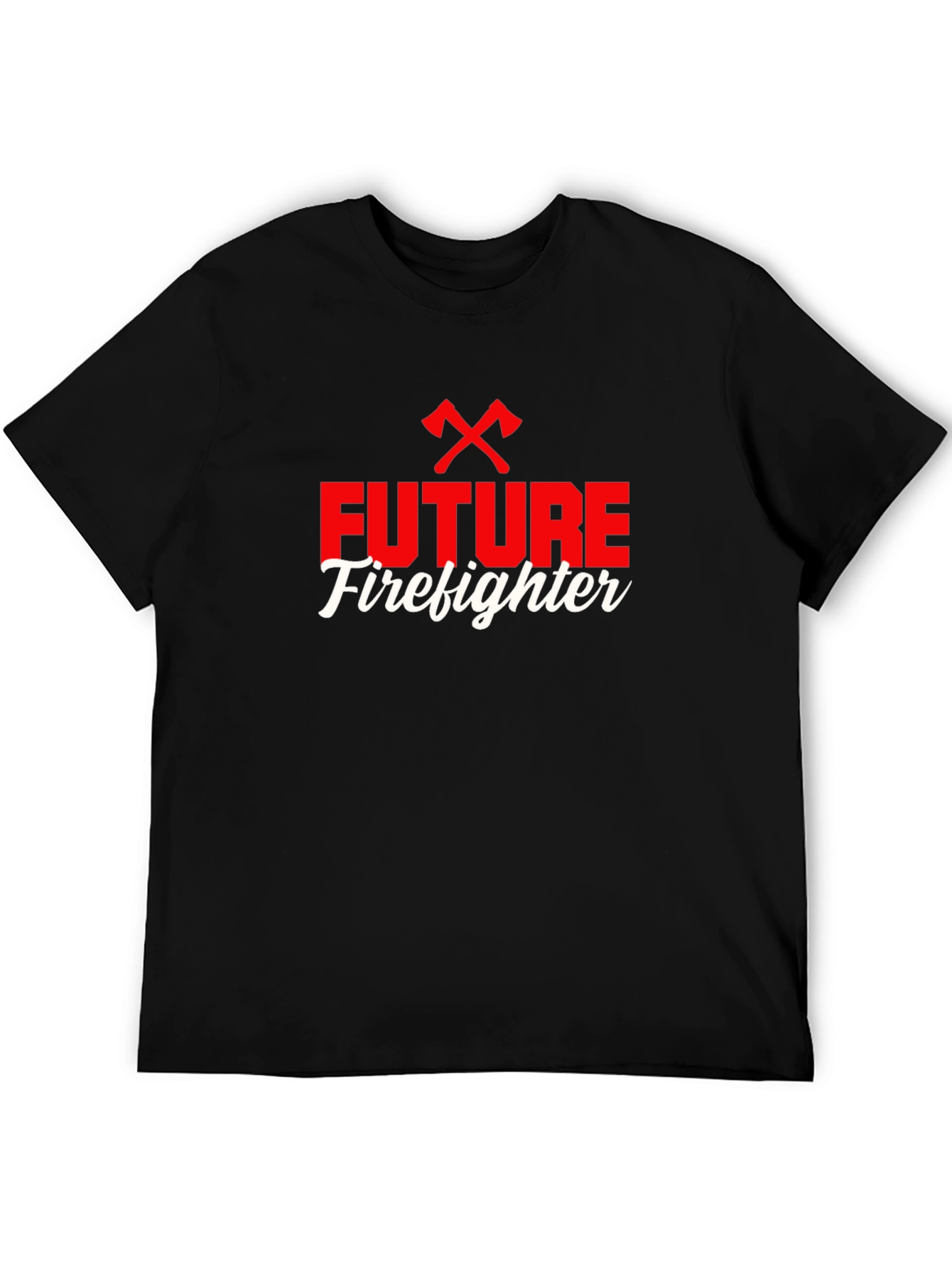 Future Firefighter Graphic Tee - Black