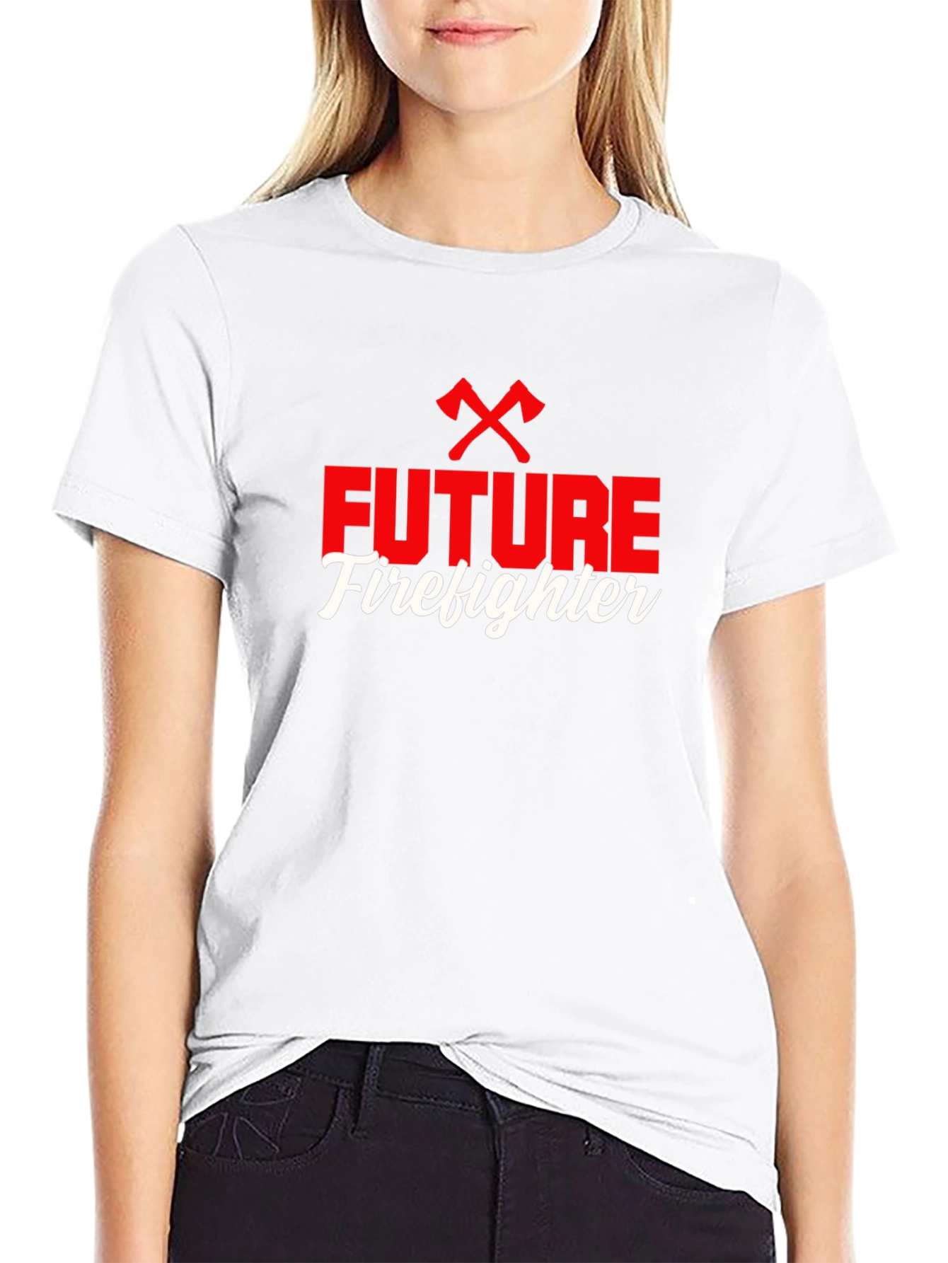 Future Firefighter Graphic Tee - Black