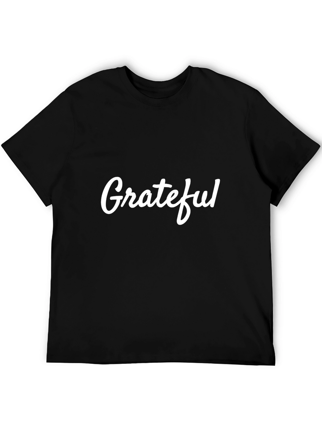 Grateful Black Tee - Soft & Stylish