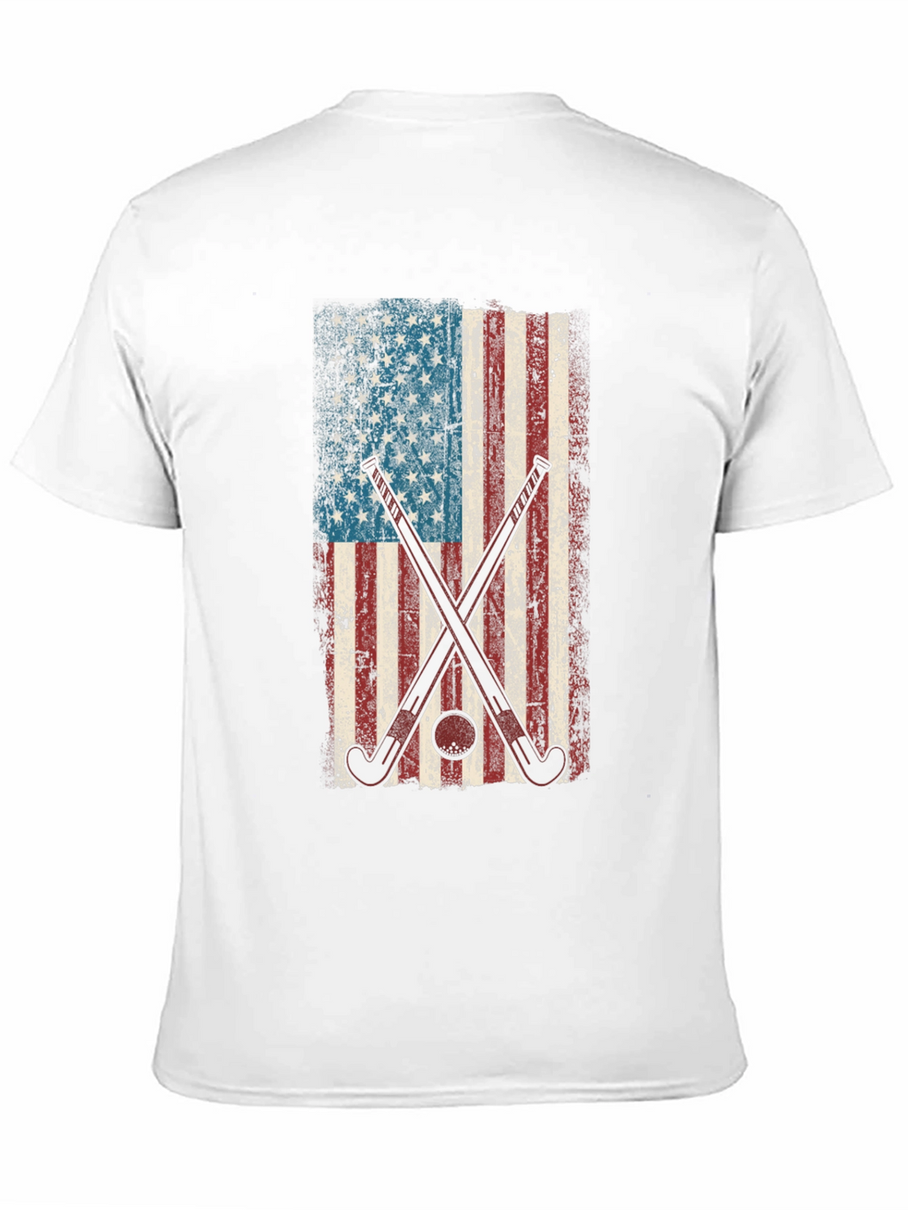 American Flag Hockey Graphic Tee