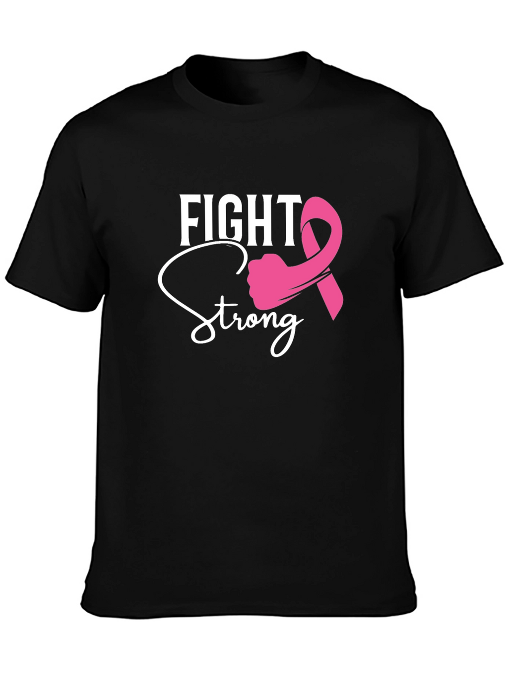 Fight Strong Breast Cancer Awareness T-Shirt