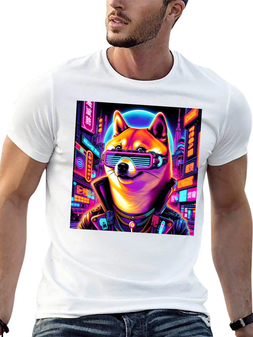 Cyberpunk Doge T-Shirt