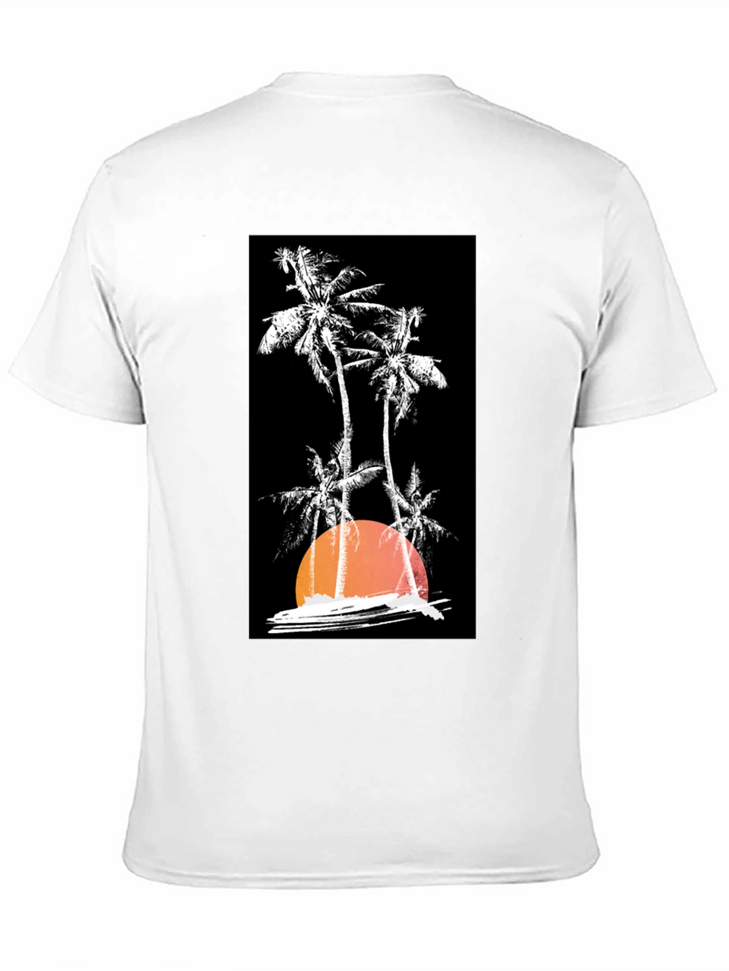 Sunset Palm Tree Graphic T-Shirt