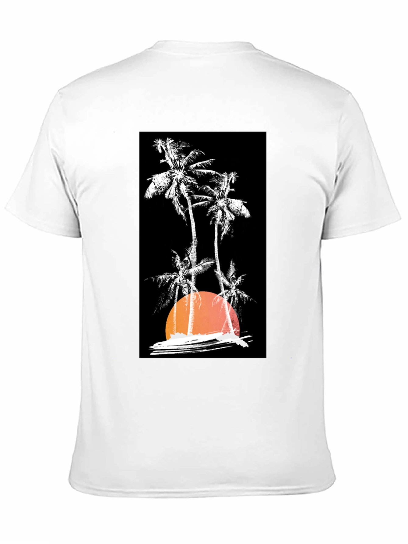 Sunset Palm Tree Graphic T-Shirt