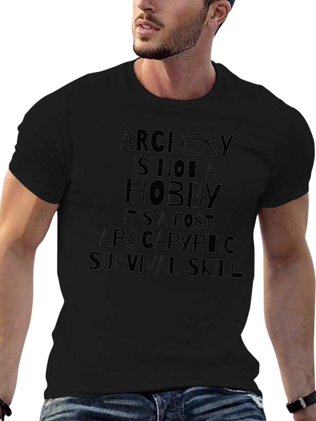 Archery Survival Skill Graphic T-Shirt